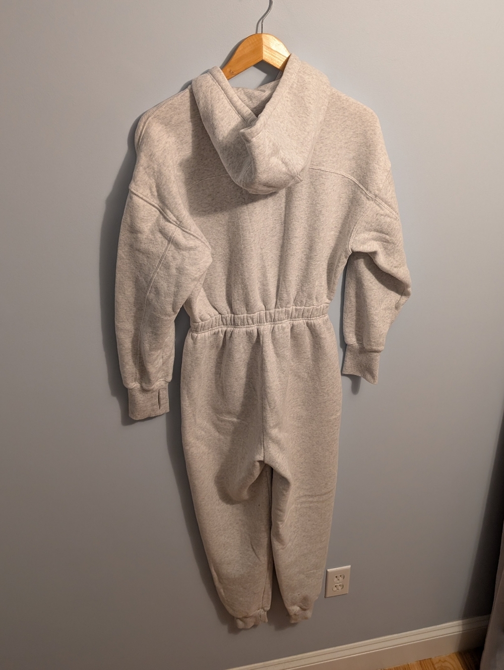aerie Offline Heather Gray Zip Jumpsuit - Picture 2 of 11